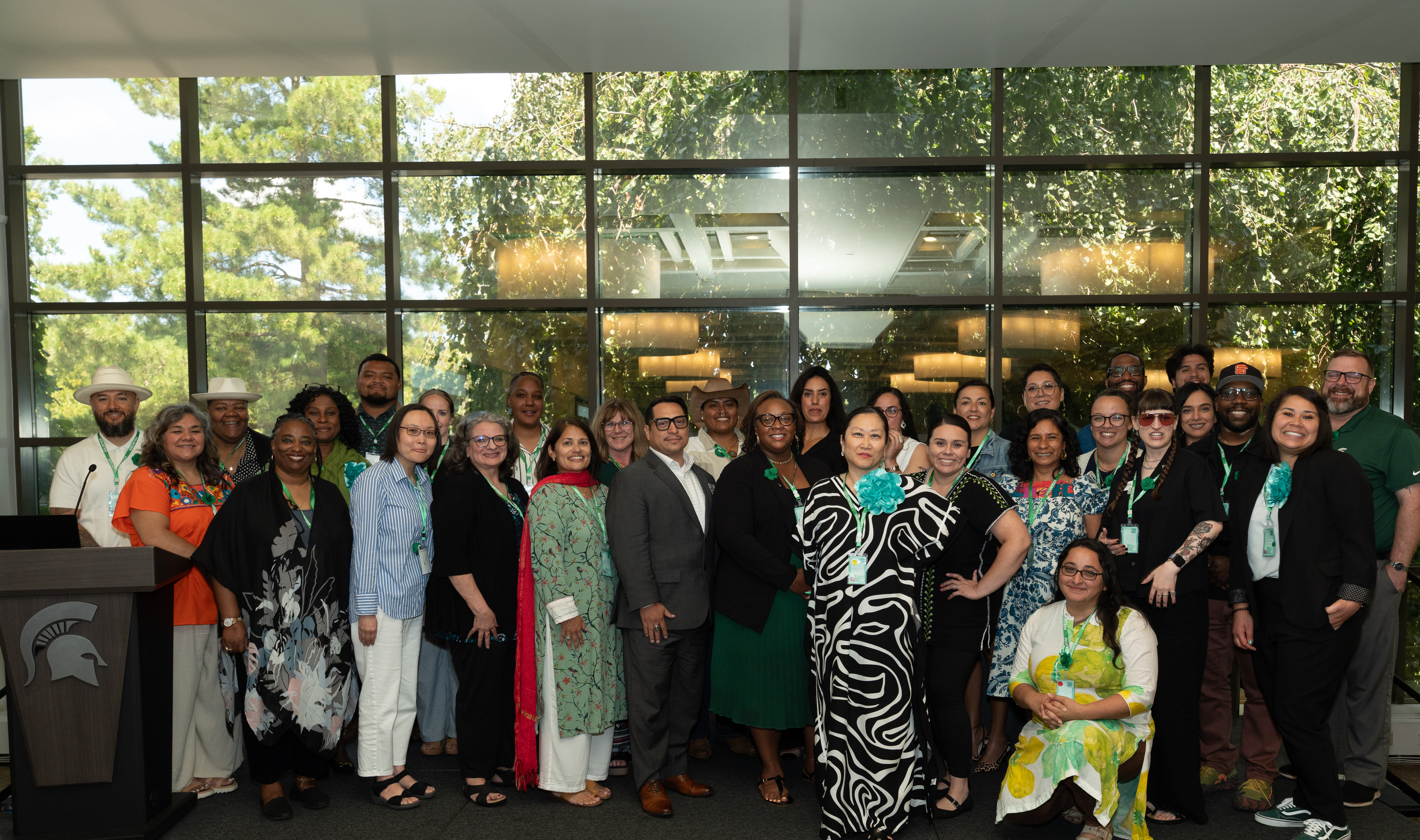Presenters and committee members pose for a photo at the Inclusive Impact Conference