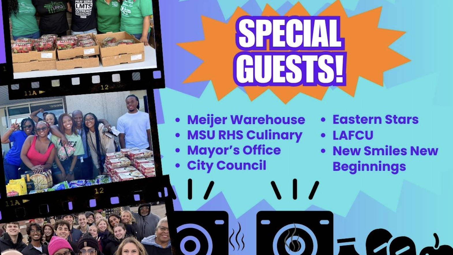 The poster for the July 24 Fresh Food Friday event.